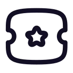 Ticket Star SVG Icon